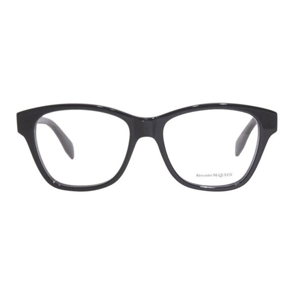 NEW ALEXANDER MCQUEEN EYEGLASSES AM0306O 001 BLACK UNISEX EYEWEAR - Picture 2 of 3